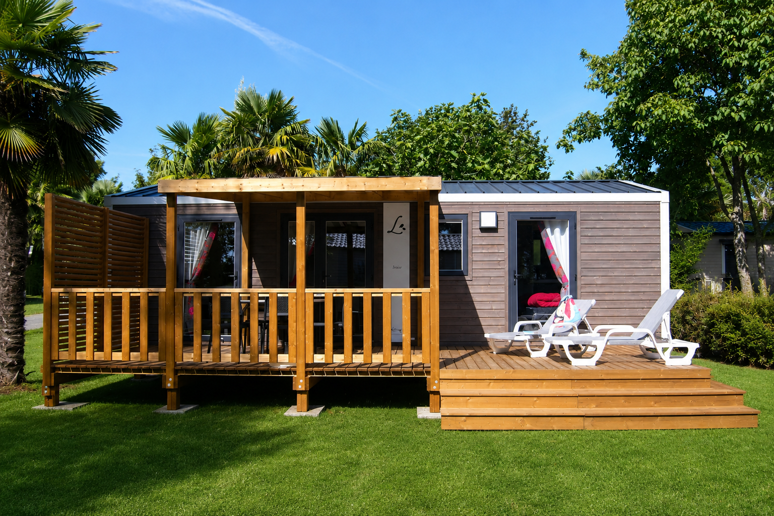 Hobereau Mobile Home for 4 People, Les Embruns D'Oleron Campsite