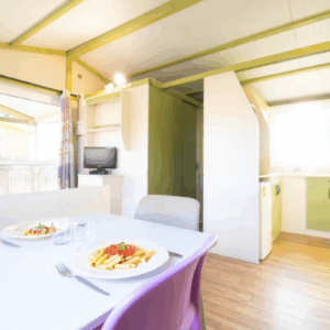 Fauvette Chalet Lounge para 4 personas en la isla de Oleron