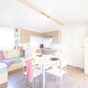 Mobile Home Huppe 4 Les Embruns D Oleron Salon